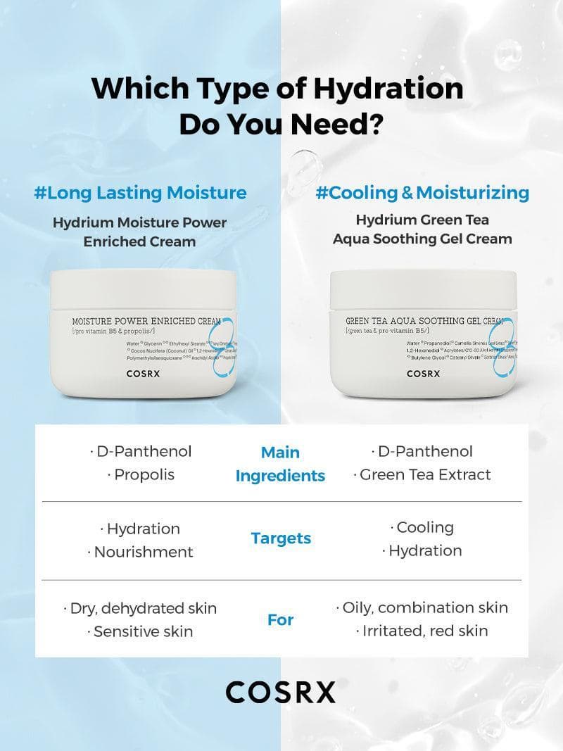 [COSRX]Hydrium Green Tea Aqua Soothing Gel Cream