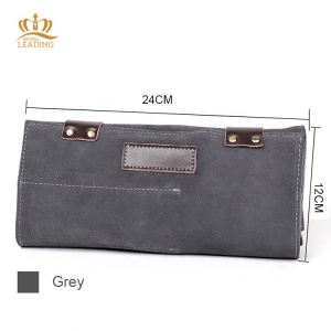 Custom Folding Salon Roll Up Leather Hair Stylist Scissors Holder Pouch Case Storage Bag Barber Equipment Barber Kit Barber Bag