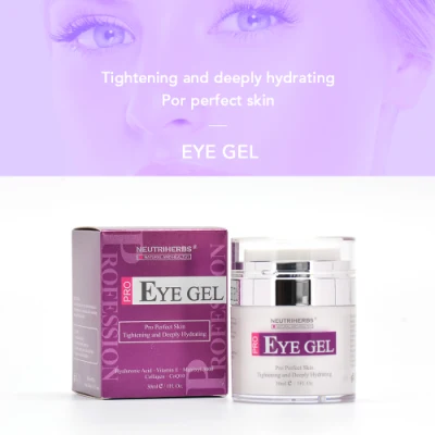 Custom Logo Herbal Puffiness Moisturizing Treatment Eye Gel for Wrinkles