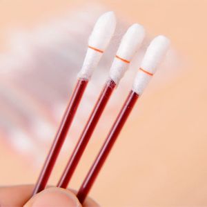 Disposable Medical Iodine Cotton Stick Swab Home Disinfection Emergency Double Head Wood Buds Tips Nose Ears Cleaning