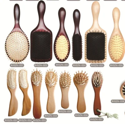 Eco-Friendly Bathroom Natural Bamboo Massage Hair Combs Brush