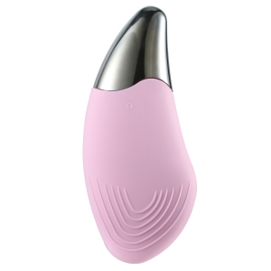 electric mini private label smart sonic silicone ultrasonic face brush facial cleansing brush massager device with case