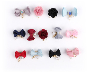 Elegant Design Colorful 3D DIY Tool Magnet Cloth Flower Nail Art Product