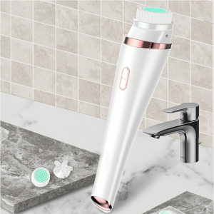 Facial Cleaning Waterproof Brush Face Cleaning Electric Facial Cleanser Washing Brush Mini Electric Facial Brush