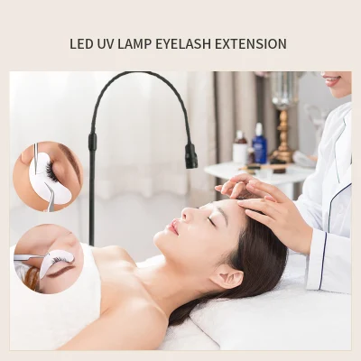 Floor Stand LED Lash Lamp for UV Extension with Foot Pedal