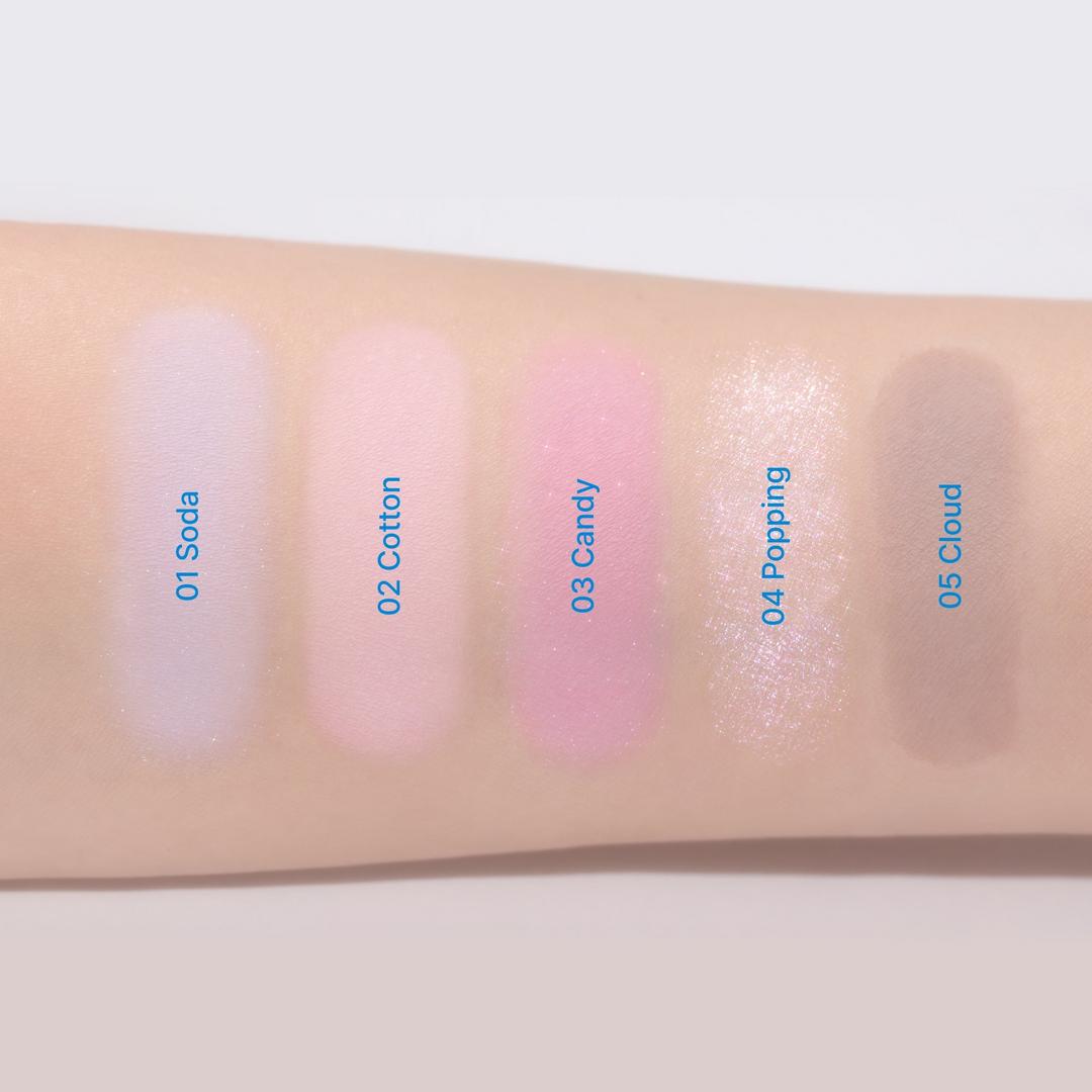 (Fwee) Pocket Eye Palette [Ep01 Candy Floss] 6.6g