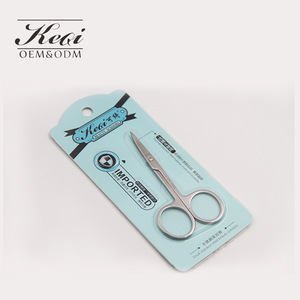 KQ4027 makeup scissors stainless steel eyebrow scissors