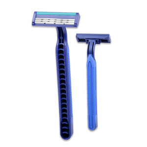 max rubber handle 3 blade disposable face shaving razor