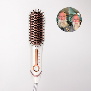 Multifunctional Hair Comb Brush Beard Straightener hot air brush