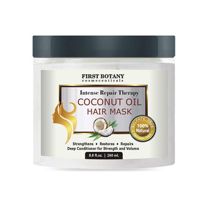 Natural & Organic Bio Coconut Oil Hair Mask Private Label Keratin Hair Treatment