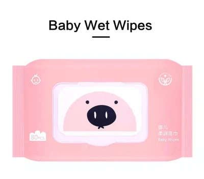 OEM Private Label Pure Cotton Wet Wipes for Baby Care Products