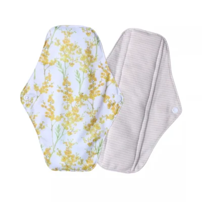 Organic Bamboo Cotton Menstrual Sanitary Pads Manufacture Washable Reusable Sanitary Pads