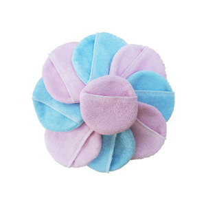 Organic Bamboo Reusable Makeup Remover Pads | Natural Bamboo Cotton Rounds with Laundry Bag