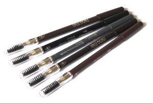 permanent eyebrow pencil with brush end never smudge 5 colors