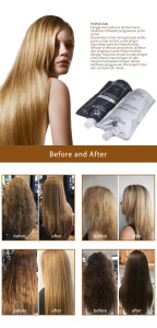 Permanent Organic Perm Lotion Rebonding Relaxer Keratin Curly Hair Straightening Cream