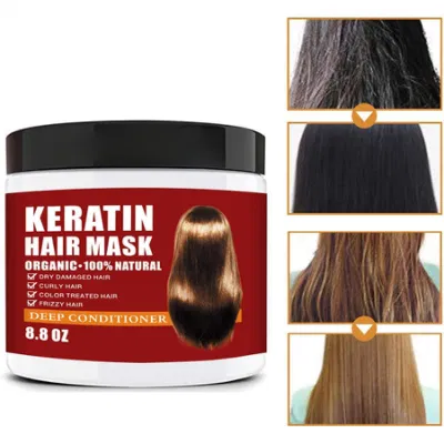 Private Label Deep Conditioner Organic 100% Natural Keratin Hair Mask