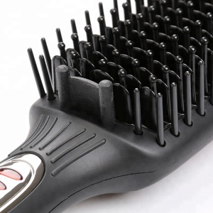 professional hair salon equipment LCD Electric hair straightening brush top 10 hair straighteners