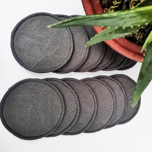 Reusable Eco Friendly Makeup Round Organic Bamboo Charcoal Cotton Pad