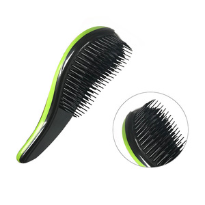 Salon Styling Anti-static Hair comb Fashion Plastic Detangling Handle Hairbrush