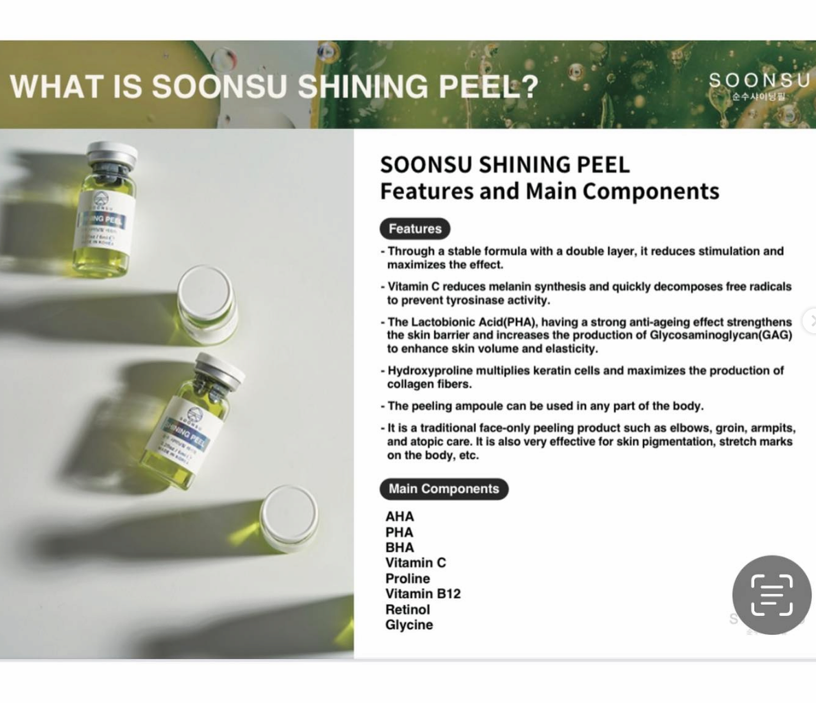 Soongsu Shining Peeling Solution Rejurenation 