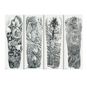 Tattoo Body Art Hot Stamping Non-Toxic Eco Full Arm Body Waterproof Temporary Tattoo Sticker