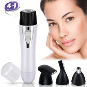 Waterproof Ladies  Body Womens Painless Facial Hair Remover Epilator hair shaver 4 in 1