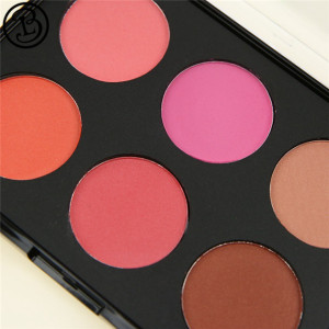 Wholesale 6 color square pan blush palette