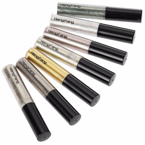 Wholesale cosmetics make up no brand waterproof glitter colorful brightening liquid eyeliner