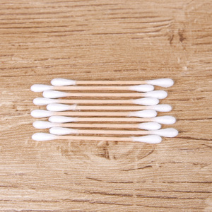 Wholesale High quality Disposable Makeup/ Remove makeup double stick Cotton buds