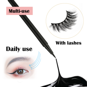 Worldbeauty waterproof latex-free glue 2 in 1  adhesive eyeliner