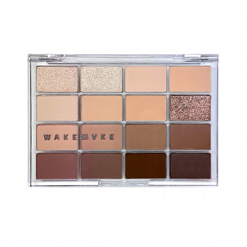 WAKEMAKE SOFT BLURRING EYE PALETTE 14 SALTED CARAMEL BLURRING