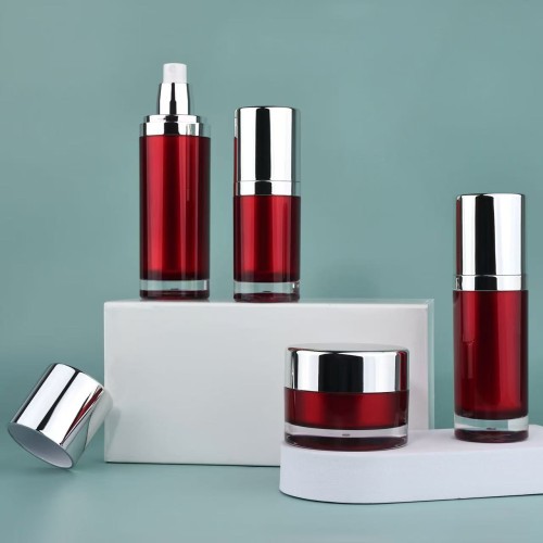Replaceable Double-Layer PETG Cosmetic Bottle Set - Ready Stock