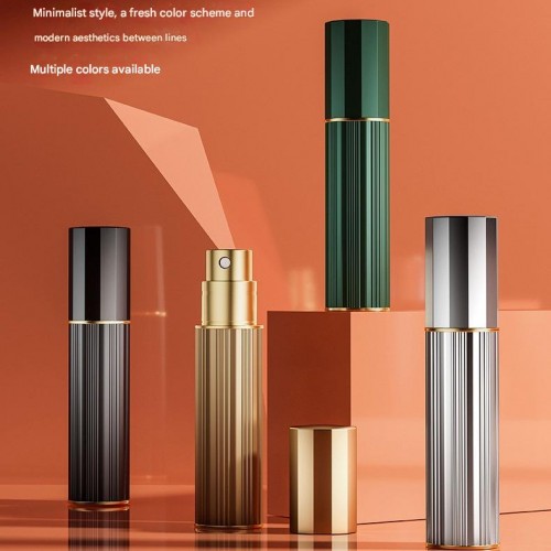 Fashion Unique Minimalist Design 5/10MM Travel-sized Bottom-fill Vacuum Decanter Spray Perfume Bottle