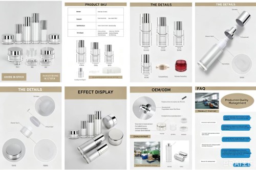 Replaceable Double-Layer PETG Cosmetic Bottle Set - Ready Stock