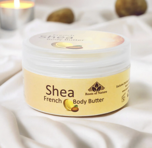 Roots of Nature French Shea Body Butter — Deep Moisture, 100% Organic Shea Butter