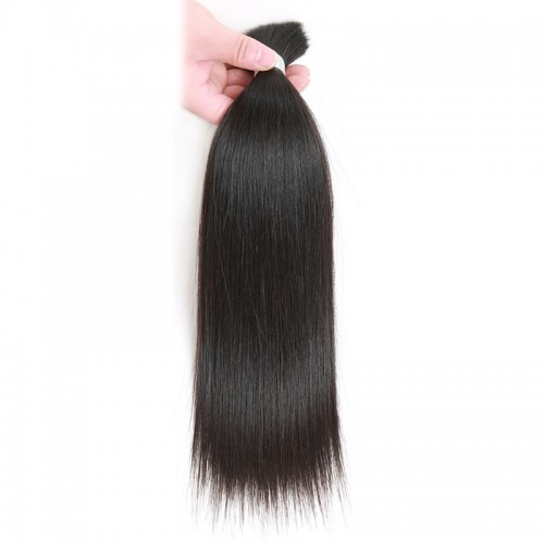 Hot beauty unprocessed 100% real hair straight bulk hair