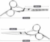 Hair Cutting Scissors Kit 9 PCS Stainless Steel Haircut Shears Set with Trimming Scissors-Thinning Scissor-Comb-Hair Clip Sliver