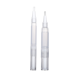 1.5ml 2ml 3ml 4ml 5ml Plastic Empty Click Lip Gloss Cosmetic Twist Teeth Whitening Pen Brush