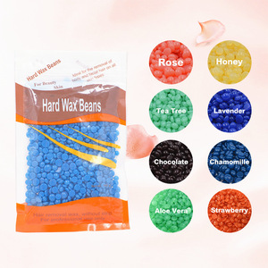 2017 Best Sale Lavender Fragrance Private Label Painless Soft Purple Color Hard Wax Beans Pearl Wax For Hair Removal Sugar Wax