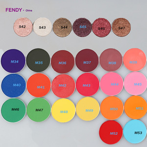 2018 hot private label single eyeshadow pan single pressed eyeshadow color makeup eyeshadow