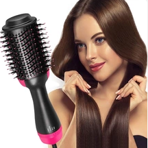 2021 CE Approval Professional One Step Hot Cold Hair Straightener Hair Brush Dryer Hot Air Brush Styler Hair Dryer