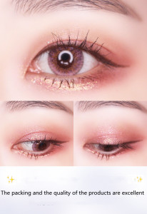 2021 new trend high pigmented glitter gel  eye shadow palette best quality