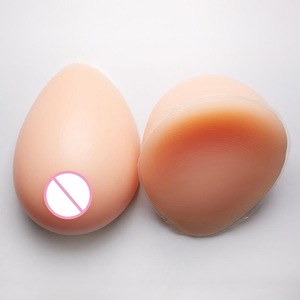 Adhesive Big Breast Crossdressing and Mastectomy Water Drop Silicone Breast Forms for Men