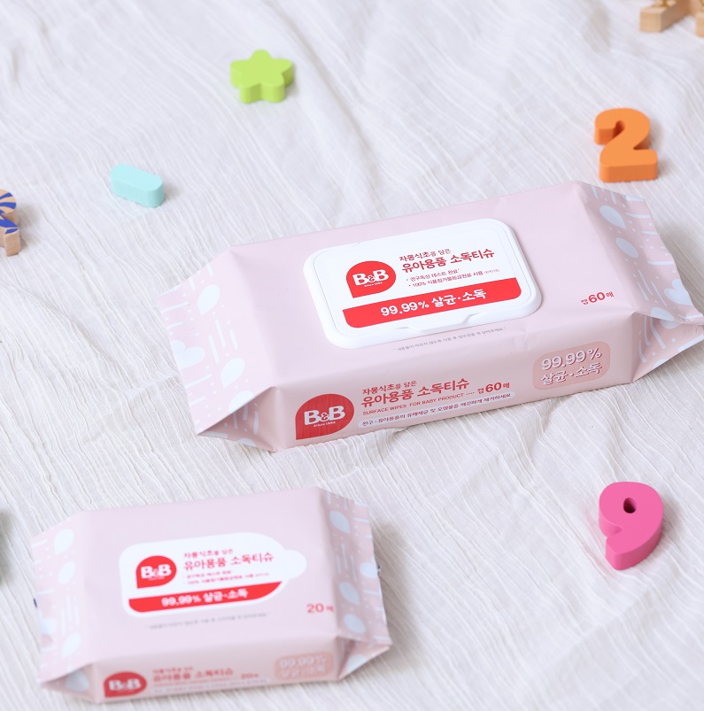 B&amp;B)Surface Wipes (Wet Tissue) for Baby Products