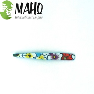 Beauty cosmetic Multi colour tool tip eyebrow tweezers