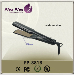 CE,LVD,ROHS Certification and Ceramic Plate Type 2 in 1 hair straightener curling iron