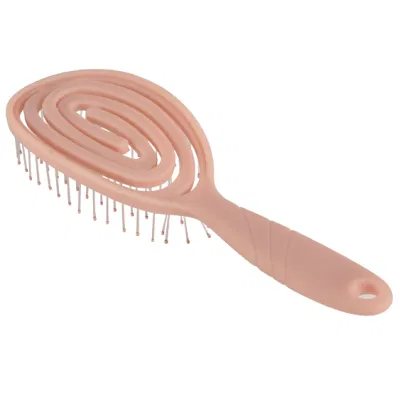 Custom Color Waterproof Massage Plastic Portable Pink Detangling Hair Brush