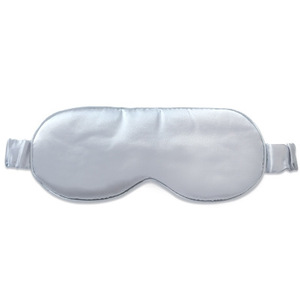 Custom Pink Silver Navy Double Side Elastic Band Shading Silk Eye Mask