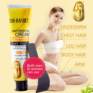 DR.RASHEL 24 K Gold clean body Skin Legs Underarm Bikini Line Depilatory Cream 110ml Hair Removal Cream