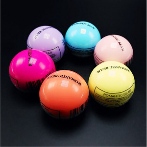 Fashion Moisturizing Mini Muti Nature Furit Flavor Organic Ball Lip Balm